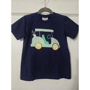 Three Sisters Embroidered Golf Cart Shirt Size 3T